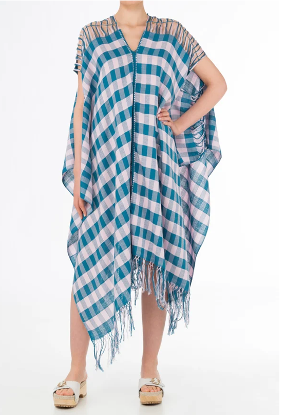 Cali Cotton Kaftan Checks